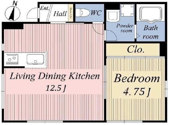 オリーブコートの物件間取画像